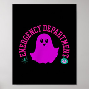 Poster Departamento de Emergência Fantasma Er Enfermeiro 