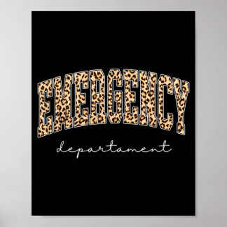 Poster Departamento de Enfermagem de Emergência Leopardo