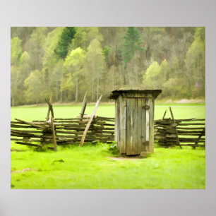 Póster Dependência fumarento das montanhas