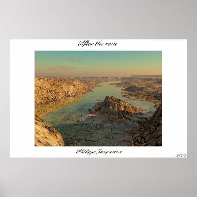 Póster Depois da chuva (Frente)