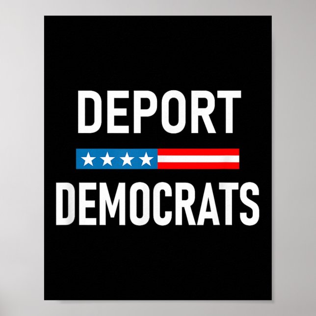 Poster Deportar democratas  (Frente)