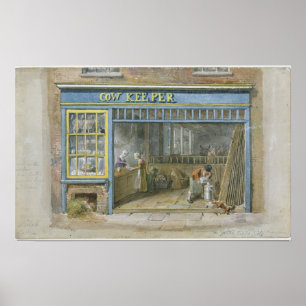Póster Depositário da vaca, 1825