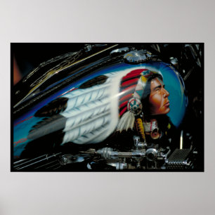 Póster Depósito de gasolina pintado costume - South