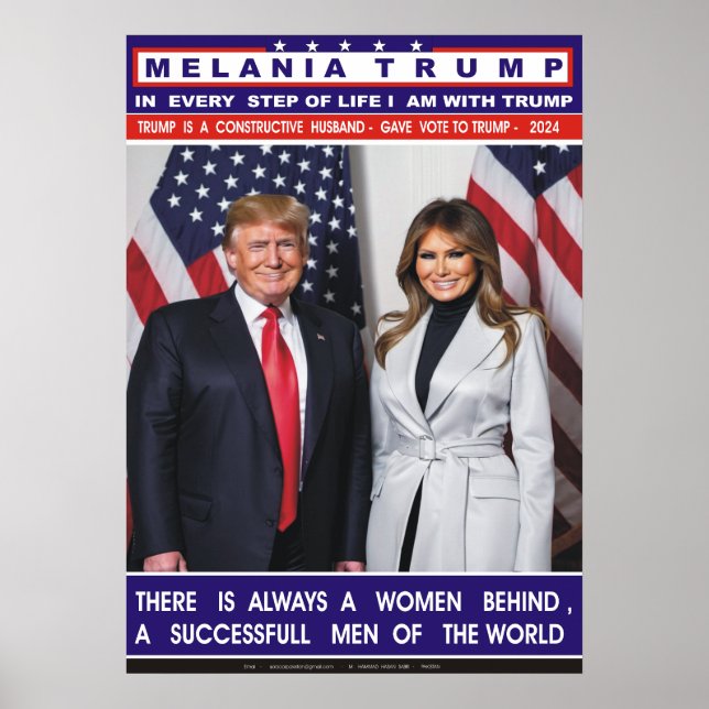 Poster depósito de melania (Frente)