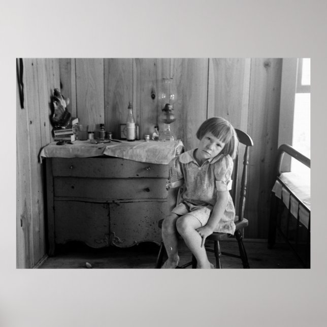 Poster Depressão do excelente Pobreza 1938 (Frente)