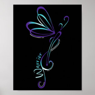 Poster Depressão Suicida Dragonfly Prevenção Sensibilizaç