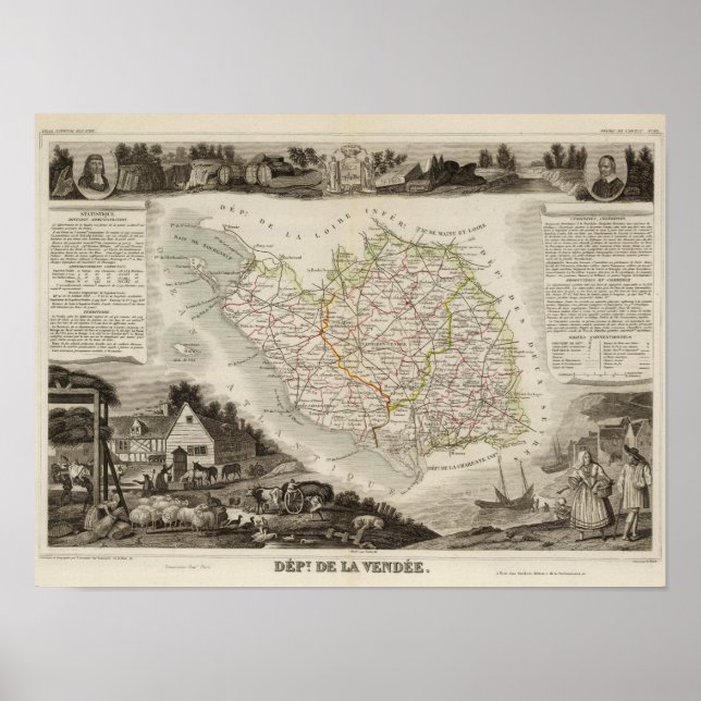 Poster Dept. De La Vendee (Frente)