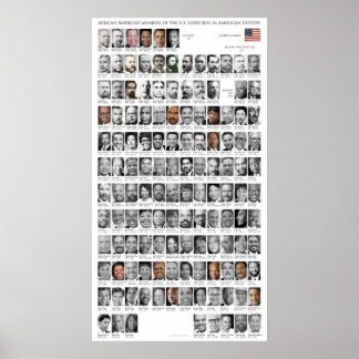 Poster Deputados Afro-Americanos do Congresso 1868-2012