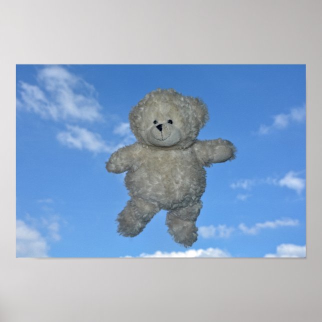 Poster Der fliegende Teddybär (Frente)