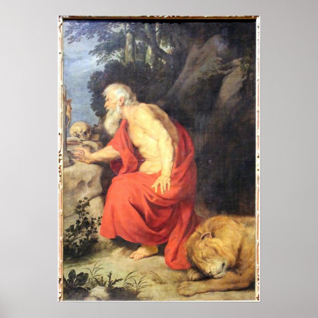 Poster Der Heilige Hieronymus (Frente)