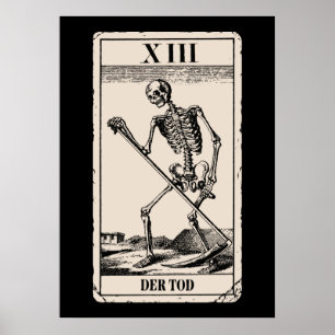 Póster Der Tod / Cartão de Tarô Mortal