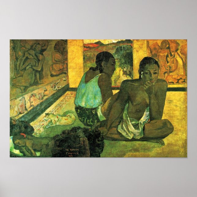 Póster Der Traum (Te Rerioa) Por Gauguin Paul (Frente)
