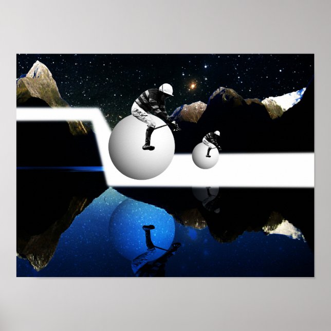 Poster Derby à noite (Frente)