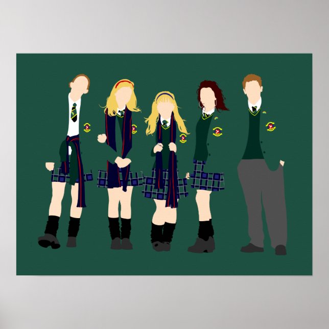 Poster Derry Girls Minamilist Arte (Frente)