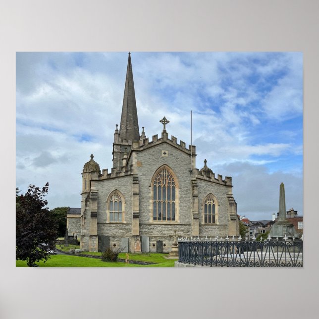 Poster Derry/Londonderry Irlanda do Norte Europa (Frente)