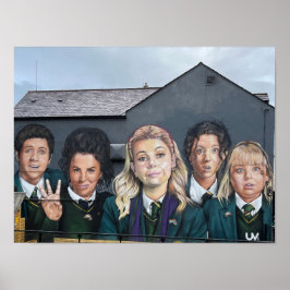 Poster Derry/Londonderry Norte Irlanda Derry Girls