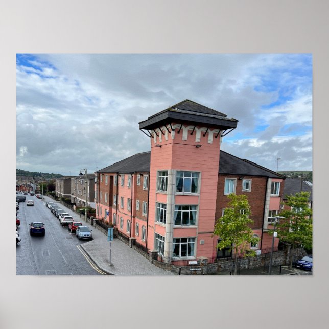 Poster Derry/Londonderry Norte Irlanda Europa (Frente)