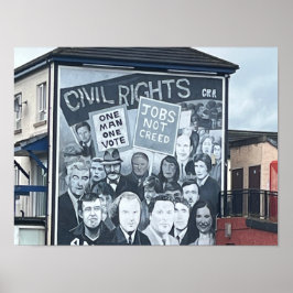 Poster Derry/Londonderry Norte Irlanda Os Problemas