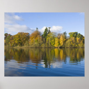Poster Derwentwater, Distrito dos Lagos, Cúmbria, Inglate