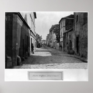 Poster DES Anglaises da rua, da rua de Lourcine, Paris