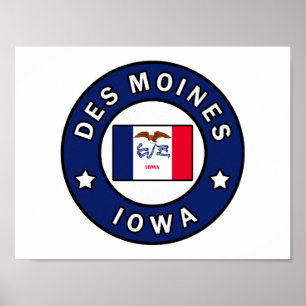 Poster Des Moines Iowa