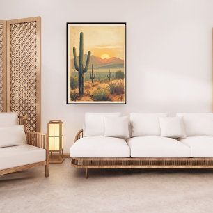 Poster Desabrochar do Deserto – Viagens Antigas pelo Ariz
