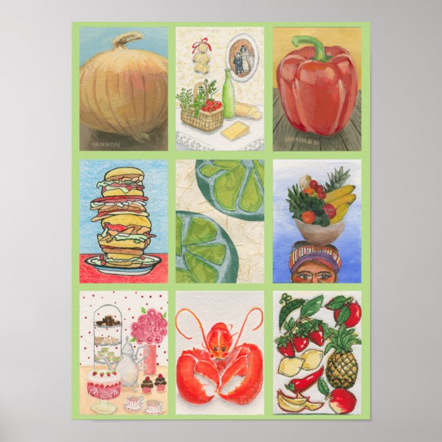 Póster Desafio da comida (Frente)