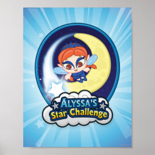 Póster Desafio da estrela de Alyssa