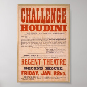 Póster Desafio de Houdini