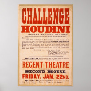 Póster Desafio Houdini