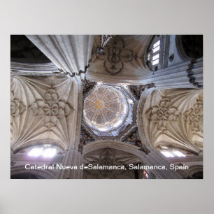 Póster deSalamanca de Catedral Nueva