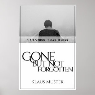 Poster Desaparecido mas não esquecido - Brilhante