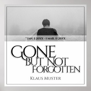 Poster Desaparecido mas não esquecido - Brilhante