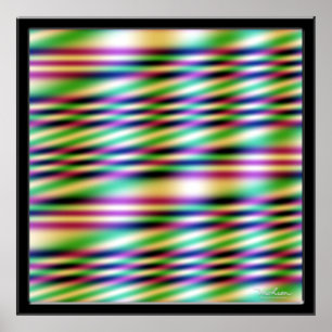 Poster Desaparecimento claro - cor azul