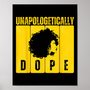 Poster Desapologadamente Droga Mês da História Negra Afri
