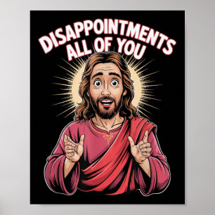 Poster Desapontamentos Tudo Você Jesus Religião Cristã F