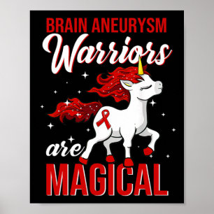 Poster Desastre do Guerreiro de Consciência do Aneurismo