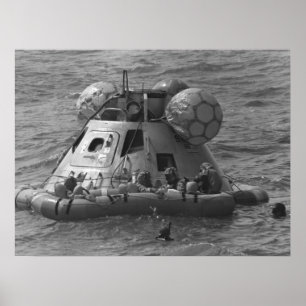 Póster Desativação e recuperação do Apollo 12
