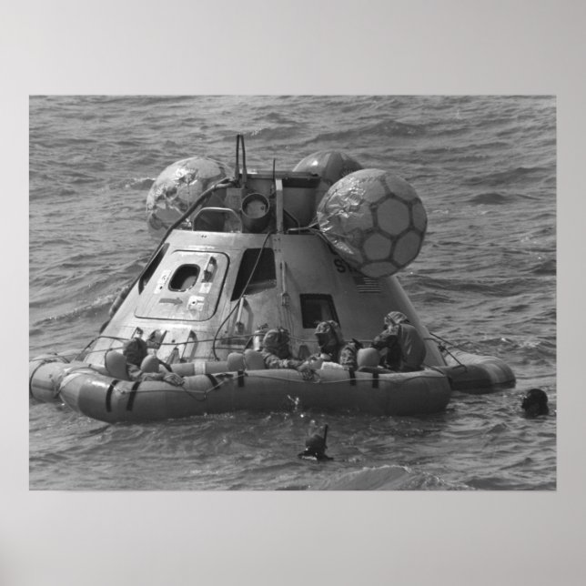 Póster Desativação e recuperação do Apollo 12 (Frente)
