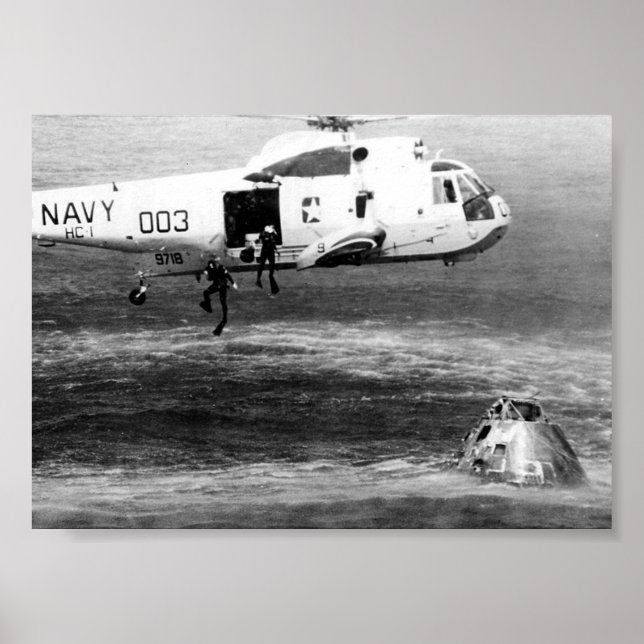 Póster Desativação e recuperação do Apollo 15 (Frente)