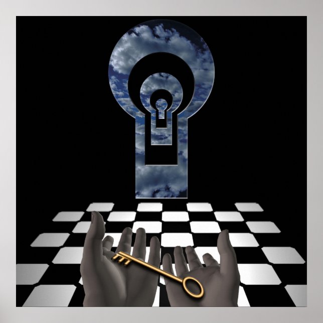 Poster Desbloquear conhecimento (Frente)