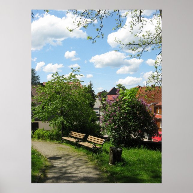 Póster descanse aqui (Frente)