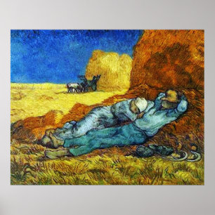 Poster Descanso do Trabalho Vincent van Gogh