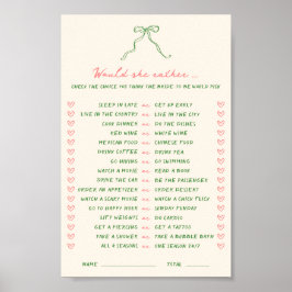 Poster Descarregável Manuscrito Ela Teria O Jogo De Prefe