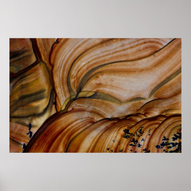 Poster Deschutes castanho coloridos Jasper (Frente)