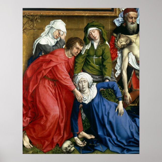 Póster Descida da Cruz, c.1435 (Frente)