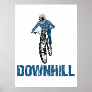 Poster Descida de Tail Mountain Biker