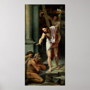 Poster Descida do cristo para Limbo, c. 1532