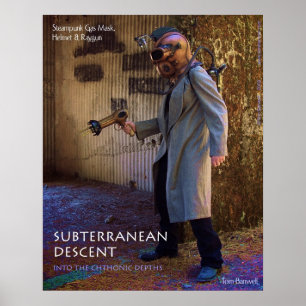 Póster Descida Subterrânea