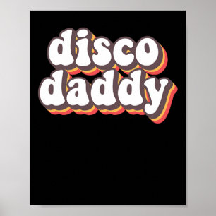 Poster Desco - Pai Groovy Retro Hippie 70s - Conjuntos de